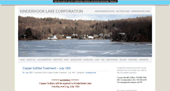 Desktop Screenshot of kinderhooklakecorp.org